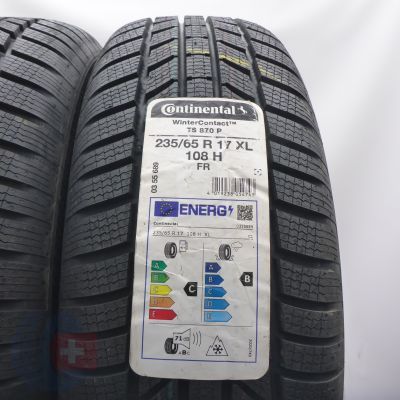 3.  235 65 17 2x CONTINENTAL 235/65 R17 108H WinterContact TS870 P Winterreifen 2022 Ungebraucht  