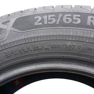 6. 4 x CONTINENTAL 215/65 R16C 109/107T VanContact Eco Sommerreifen 2022, 2023 6,2-7,2mm