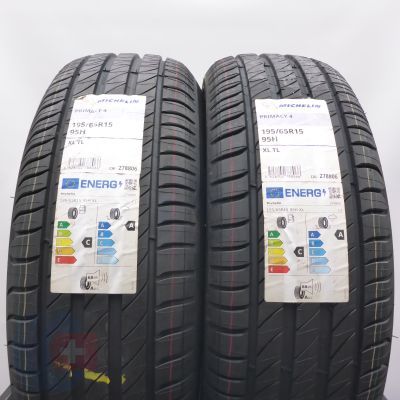 195/65 R15 2x MICHELIN 195/65 R15 95H XL Primacy 4 Sommerreifen 2023 VOLL WIE NEU  195/65 R15 2x MICHELIN 195/65 R15 95H XL Primacy 4 Sommerreifen 2023 VOLL WIE NEU