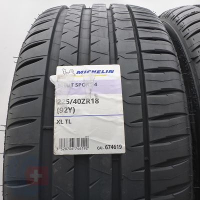 3. 225 40 18 2x MICHELIN 225/40 ZR18 92Y XL Pilot Sport 4 Sommerreifen 2026 Ungebraucht   