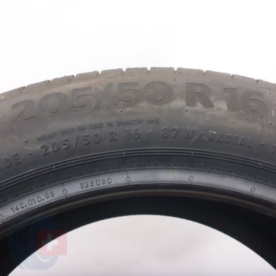 6. 205 50 17 4x CONTINENTAL 205/50 R17 87W PremiumContact 6 Sommerreifen 2019/22 VOLL 