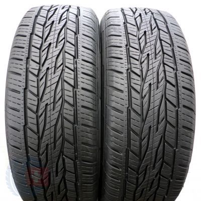 3. 4 x CONTINENTAL 215/60 R17 96H 8-9mm ContiCrosContact LX 2 Sommerreifen DOT14