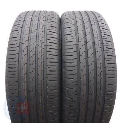 3. 225 60 18 4x CONTINENTAL 225/60 R18 104V XL EcoContact 6 Sommerreifen 2022 VOLL Wie Neu