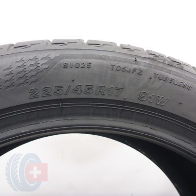 5. 225 45 17 2x BRIDGESTONE 225/45 R17 91W Turanza T005 Sommerreifen 2024 6,8mm