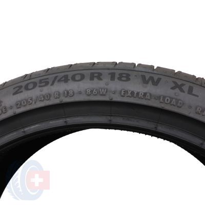 4. 205 40 18 2x CONTINENTAL 205/40 R18 86W XL PremiumContact 6 RSC Sommerreifen 2021 VOLL Wie Neu