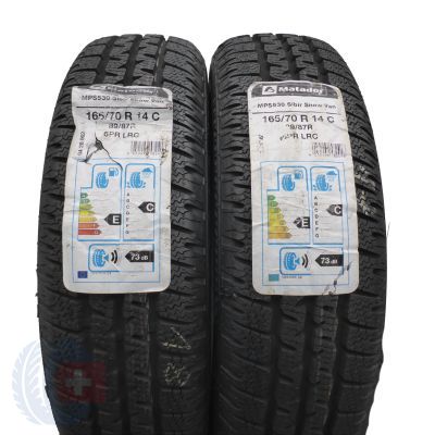 4. 165 70 14C 4 x MATADOR 165/70 R14 C 89/87R Sibir Snow Van Winterreifen 2017/2018 UNGEBRAUCHT