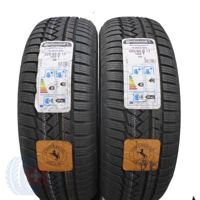 3. 225 65 17 4x CONTINENTAL 225/65 R17 102T WinterContact TS850P SUV Winterreifen 2017 WIE NEU VOLL