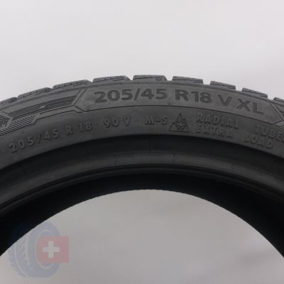 5. 205 45 18 2x BARUM 205/45 R18 90V XL Polaris5 Winterreifen 2021 WIE NEU VOLL