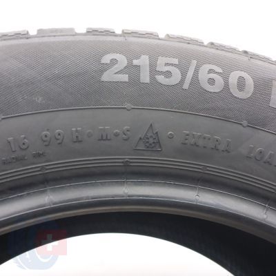 2. 215 60 16 2x CONTINENTAL 215/60 R16 99H XL Seal ContiWinterContact TS830P Winterreifen 2022 7,2mm