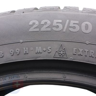 2. 225 50 18 4x CONTINENTAL 225/50 R18 99H XL ContiWinterContact TS830P AO Winterreifen 7,8-8mm 2022