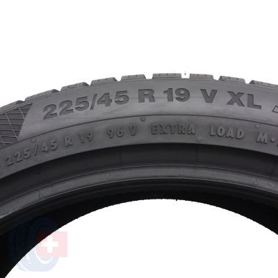 5. 225 45 19 2x CONTINENTAL 225/45 R19 96V XL WinterContact TS850P Winterreifen 2020, 2021 7-7,5mm