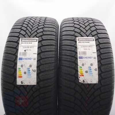 235 55 17 2x BRIDGESTONE 235/55 R17 103V XL Blizzak 6  Winterreifen 2025  VOLL WIE NEU 