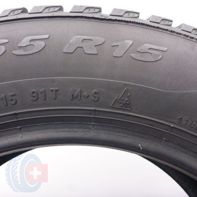 8.  195 65 15 4x PIRELLI  195/65 R15 91T Winter Cinturato Winterreifen  2016 7-8mm
