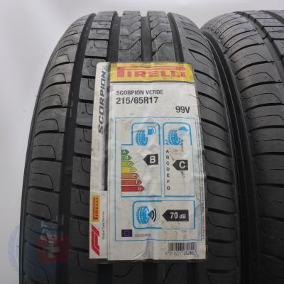 2. 215 65 17 2x PIRELLI  215/65 R17 99V Scorpion Verde Sommerreifen 2020 Ungebraucht  
