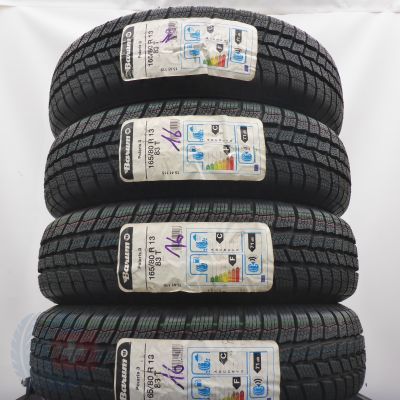 165 80 13 4x BARUM 165/80 R13  83T Polaris 3 Winterreifen 2016 Ungebraucht  