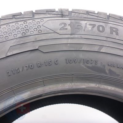 6. 215 70 15C 4x CONTINENTAL 215/70 R15C 109/107S ContiVanContact 100 Sommerreifen 2022, 2023 VOLL