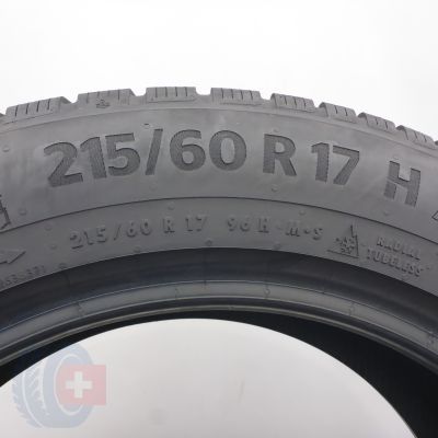 7. 215 60 17 4x CONTINENTAL 215/60 R17 96H WinterContact TS 870 P Winterreifen 2022 8,2mm