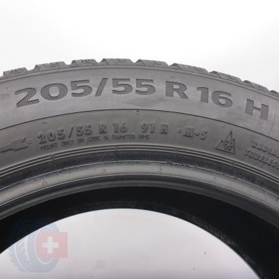 5. 205 55 16 2x CONTINENTAL 205/55 R16 91H WinterContact Ts860 Winterreifen 2018 6,8-7mm