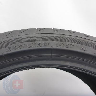 6. 255 40 21 2x BRIDGESTONE 255/40 R21 102T XL Turanza Eco Sommerreifen A0 SEAL 2023 6,2-5,5mm 