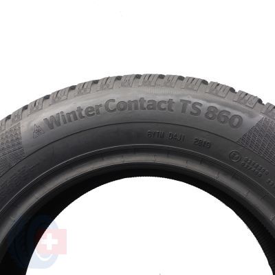 5. 205 60 15 2x CONTINENTAL 205/60 R15 91T WinterContact TS 860 Winterreifen 2019 VOLL WIE NEU