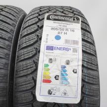 3. 205 50 16 2x CONTINENTAL 205/50 R16  87H WinterContact TS 860 Winterreifen 2022 VOLL 