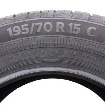 5. 195 70 15C 2x CONTINENTAL 195/70 R15C 104/102R VanContact Eco Sommerreifen 2021 VOLL Wie Neu