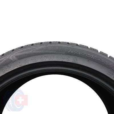 6. 245 40 18 4x VREDESTEIN 245/40 R18 97W XL Wintrac Pro Winterreifen 2022 7-8mm