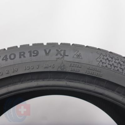 6. 255 40 19 2x CONTINENTAL 255/40 R19 100V XL WinterContact TS 870 P Winterreifen 2023 7,8-8mm