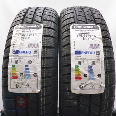 3. 175 65 15 4x CONTINENTAL 175/65 R15 84T ContiWinterContact TS 810 S Winterreifen 2023 VOLL WIE NEU  