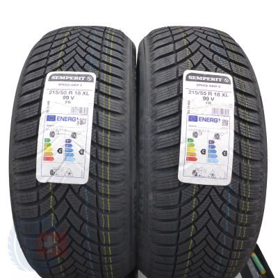 5. 4 x SEMPERIT 215/55 R18 99V XL Speed-Grip 5 Winterreifen 2023 WIE NEU VOLL