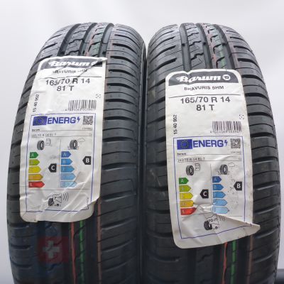 3. 165 70 14 4x BARUM 165/70 R14 81T Bravuris 5HM Sommerreifen 2022 Ungebraucht   