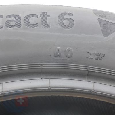 7. 2 x CONTINENTAL 235/55 R18 100V EcoContact 6 Sommerreifen  2022 5.8-6mm