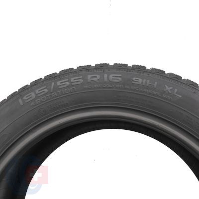 5. 195 55 16 2x NOKIAN 195/55 R16 91H XL WR D4 Winterreifen 2021 6,8-7,2mm