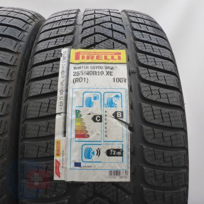 2.  255 40 19 2x PIRELLI 255/40 R19 100V XL Winter Sottozero 3 R01 Winterreifen 2020  Ungebraucht  