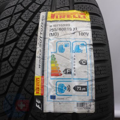 3. 255 40 19 4x PIRELLI 255/40 R19 100V MO Sottozero Winter240 MO Winterreifen 2018 UNGEBNRAUCHT