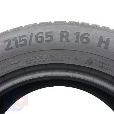 7. 215 65 16 4x CONTINENTAL 215/65 R16 98H WinterContact TS 870 P Winterreifen 2021 6,5-7,5mm