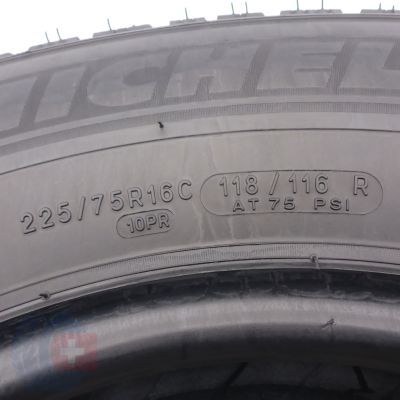 7. 225 75 16C 4x MICHELIN 225/75 R16C 118/116R Agilis X-Ice North Winterreifen 2018 9-9,2mm