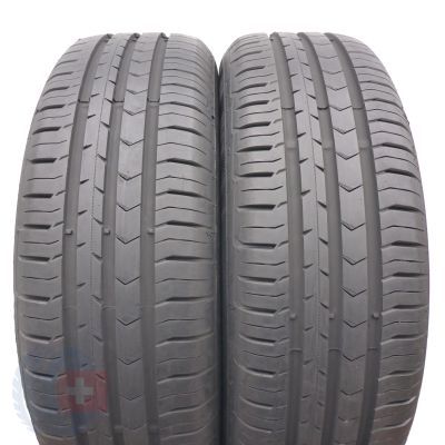 195 65 15 2x CONTINENTAL 195/65 R15 91H ContiPremiumContact 5 Sommerreifen 7-7,5mm 2016/17 Wie Neu