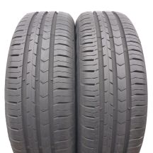 195 65 15 2x CONTINENTAL 195/65 R15 91H ContiPremiumContact 5 Sommerreifen 7-7,5mm 2016/17 Wie Neu