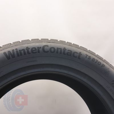 5. 255 55 19 2x CONTINENTAL 255/55 R19 111V XL WinterContact TS870 P Winterreifen  2024 8mm  WIE NEU