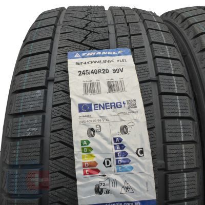 2. 245 40 20 2x TRIANGLE 245/40 R20 99V XL Snowlink Winterreifen  2024 VOLL WIE NEU