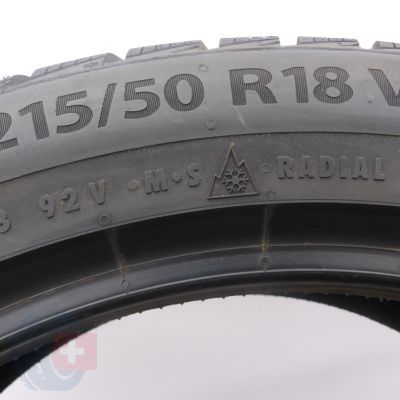 6. 215 50 18 2x BARUM 215/50 R18 92V Polaris 5 Winterreifen 2019 VOLL WIE NEU