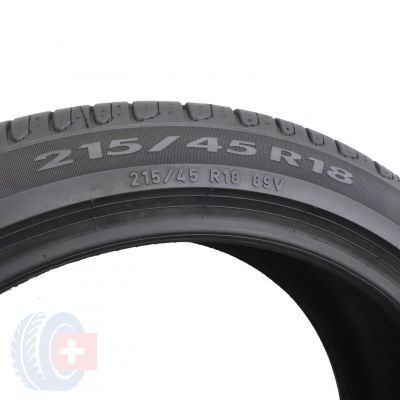 6. 2 x PIRELLI 215/45 R18 89V Cinturato P7 Sommerreifen DOT19   6.8-7mm