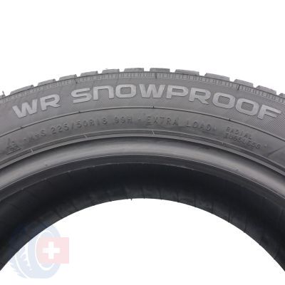 5. 225 50 18 4x NOKIAN 225/50 R18 99H XL WR Snowproof Winterreifen 2022 6,8-7mm