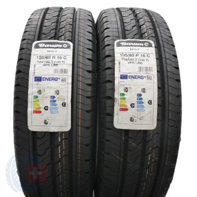 195 65 16C 2x BARUM 195/65 R16C 104/102T Vanis 3 Sommerreifen 2023 WIE NEU VOLL