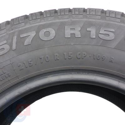 4. 215 70 15C 2x CONTINENTAL 215/70 R15C 109R VancoCamper Sommerreifen 2020, 2022 7-7,8mm