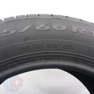 4. 195 60 15 2x PIRELLI 195/60 R15 88V Cinturato P1 Verde Sommerreifen 2023 6,3-6,5mm