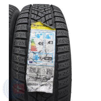 3. 205 65 15 2x DUNLOP 205/65 R15 94T Winter Sport5 Winterreifen 2018 VOLL WIE NEU