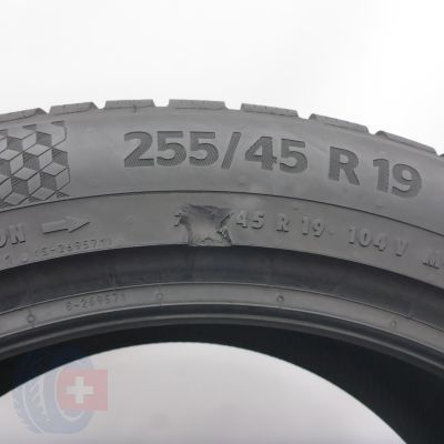 6. 255 45 19 1x CONTINENTAL 255/45 R19 104V XL WinterContact TS 870 P Winterreifen  2024 8mm