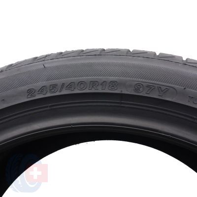 6. 2 x BRIDGESTONE 245/40 R18 97Y XL Turanza T005 Sommerreifen 2017 WIE NEU VOLL